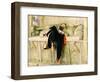 L'Enfant Du Regiment (The Random Shot) 1855 (Oil on Paper Laid Down on Board)-John Everett Millais-Framed Giclee Print