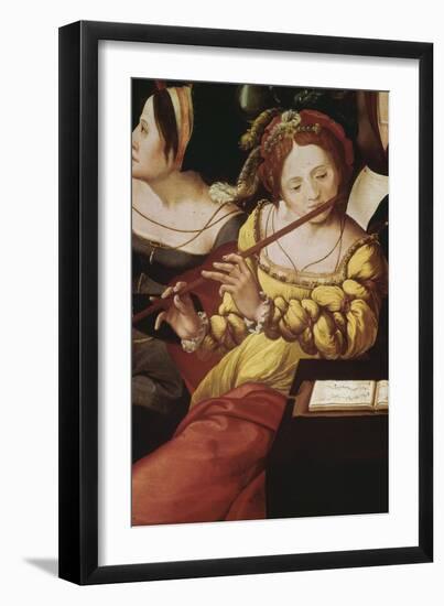 "L'enfant prodigue chez les courtisanes" dit aussi "Allégorie des cinq sens"-null-Framed Giclee Print
