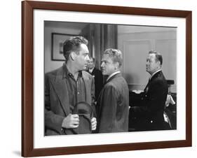 L'enfer est a lui WHITE HEAT by RaoulWalsh with Edmond O'Brien and James Cagney, 1949 (b/w photo)-null-Framed Photo