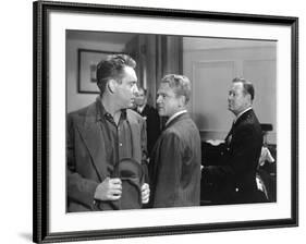 L'enfer est a lui WHITE HEAT by RaoulWalsh with Edmond O'Brien and James Cagney, 1949 (b/w photo)-null-Framed Photo