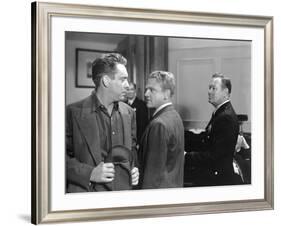 L'enfer est a lui WHITE HEAT by RaoulWalsh with Edmond O'Brien and James Cagney, 1949 (b/w photo)-null-Framed Photo