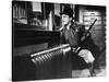 L'enfer est a lui WHITE HEAT by RaoulWalsh with James Cagney, 1949 (b/w photo)-null-Stretched Canvas