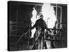 L'enfer est a lui, WHITE HEAT by RAOULWALSH with James Cagney, 1949 (b/w photo)-null-Stretched Canvas