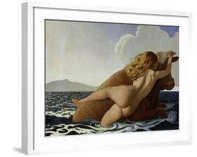 L'Enlèvement d'Europe (The Abduction of Europe), 1908-Félix Vallotton-Framed Giclee Print