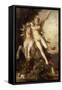 L'enlèvement d'Europe-Gustave Moreau-Framed Stretched Canvas