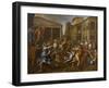 L'enlèvement des Sabines-Nicolas Poussin-Framed Giclee Print