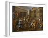 L'enlèvement des Sabines-Nicolas Poussin-Framed Giclee Print