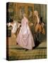 L'Enseigne De Gersaint, 1720-Jean Antoine Watteau-Stretched Canvas
