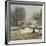 L'entrée de la Grande-Rue à Argenteuil, l'hiver-Claude Monet-Framed Giclee Print