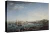 L'entrée du port de Marseille-Claude Joseph Vernet-Stretched Canvas