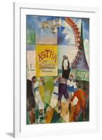 L'équipe de Cardiff-Robert Delaunay-Framed Giclee Print