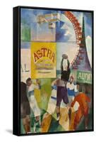 L'équipe de Cardiff-Robert Delaunay-Framed Stretched Canvas