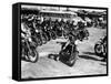 L'Equipee Sauvage THE WILD ONE by Laszlo Benedek with Marlon Brando, 1953 (b/w photo)-null-Framed Stretched Canvas