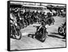 L'Equipee Sauvage THE WILD ONE by Laszlo Benedek with Marlon Brando, 1953 (b/w photo)-null-Framed Stretched Canvas