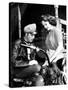 L'Equipee Sauvage THE WILD ONE by Laszlo Benedek with Marlon Brando and Mary Murphy, 1953 (b/w phot-null-Stretched Canvas