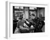 L'Equipee Sauvage THE WILD ONE by Laszlo Benedek with Marlon Brando and Mary Murphy, 1953 (b/w phot-null-Framed Photo