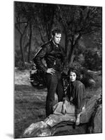 L'Equipee Sauvage THE WILD ONE by Laszlo Benedek with Marlon Brando and Mary Murphy, 1953 (b/w phot-null-Mounted Photo