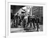 L'Equipee Sauvage THE WILD ONE by Laszlo Benedek with Marlon Brando and Yvonne Doughty, 1953 (b/w p-null-Framed Photo