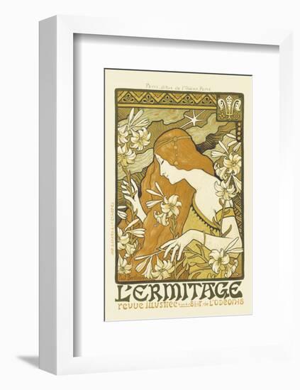 L'Ermitage, Illustrated Magazine-Paul Berthon-Framed Premium Giclee Print