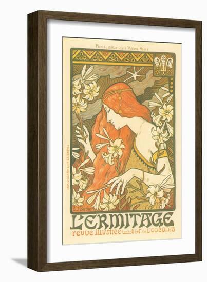 L'Ermitage Magazine Cover-null-Framed Art Print