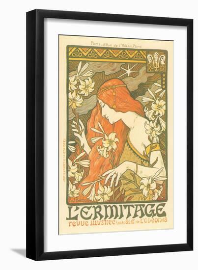 L'Ermitage Magazine Cover-null-Framed Art Print