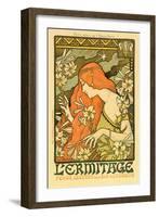 L'Ermitage, Revue Illustree-Paul Berthon-Framed Art Print