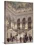 L'escalier de l'Opéra-Louis Beroud-Stretched Canvas