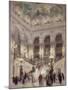 L'escalier de l'Opéra-Louis Beroud-Mounted Giclee Print