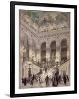 L'escalier de l'Opéra-Louis Beroud-Framed Giclee Print