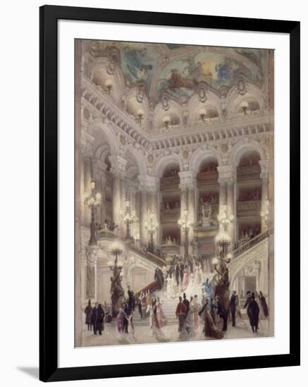 L'escalier de l'Opéra-Louis Beroud-Framed Giclee Print