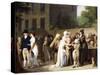 L' Escamoteur Sur Le Boulevards, 1806-Louis Leopold Boilly-Stretched Canvas