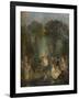 'L'Escarpolette', c1710-Jean-Antoine Watteau-Framed Giclee Print