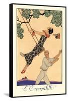 L'Escarpotette-Georges Barbier-Framed Stretched Canvas