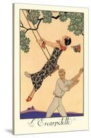 L'Escarpotette-Georges Barbier-Stretched Canvas