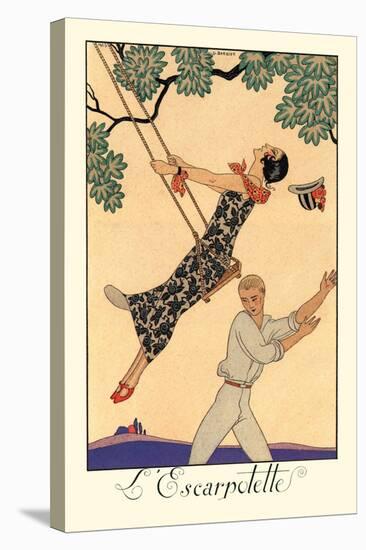 L'Escarpotette-Georges Barbier-Stretched Canvas