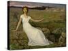 L'espoir (Hope). Oil on canvas (1872) 102.5 x 129.5 cm.-Pierre Puvis de Chavannes-Stretched Canvas