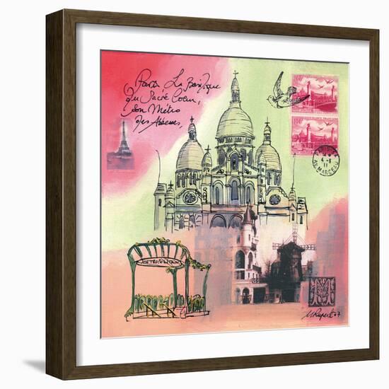 L'Esprit de Montmartre-Martine Rupert-Framed Giclee Print