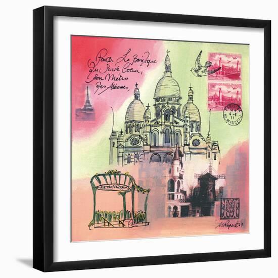 L'Esprit de Montmartre-Martine Rupert-Framed Giclee Print