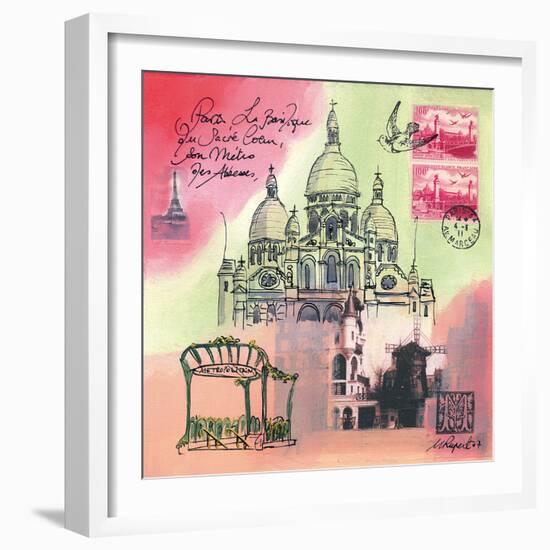 L'Esprit de Montmartre-Martine Rupert-Framed Giclee Print