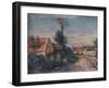 'L'estaminet', c1889-Jean-Charles Cazin-Framed Giclee Print