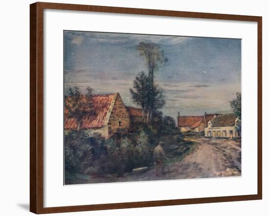 'L'estaminet', c1889-Jean-Charles Cazin-Framed Giclee Print