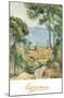 L'Estaque a Villa d'if-Paul Cézanne-Mounted Art Print