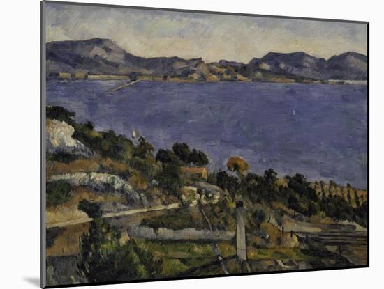 L'Estaque, c.1878-Paul Cézanne-Mounted Giclee Print