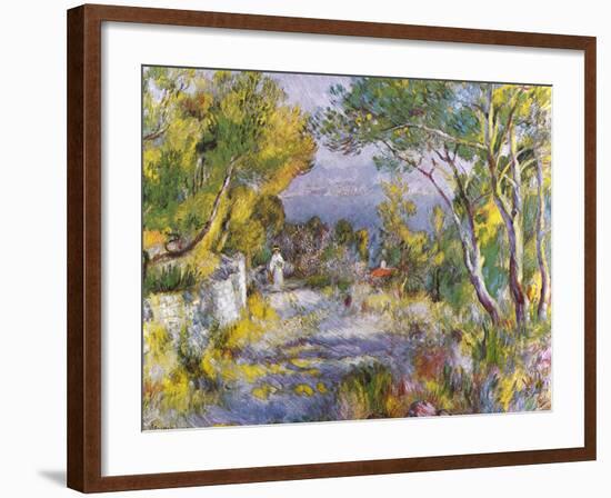 L'Estaque, c.1882-Pierre-Auguste Renoir-Framed Art Print