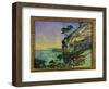 L'estaque, Effet Du Soir Painting by Paul Cezanne (1839-1906) Dim 0,43 X 0,59 M Paris Musee Du Louv-Paul Cezanne-Framed Giclee Print