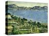 L'Estaque. Landscape in the Gulf of Marseille, about 1878/79-Paul Cézanne-Stretched Canvas