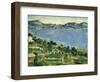 L'Estaque. Landscape in the Gulf of Marseille, about 1878/79-Paul Cézanne-Framed Giclee Print