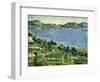 L'Estaque. Landscape in the Gulf of Marseille, about 1878/79-Paul Cézanne-Framed Giclee Print