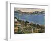 L'Estaque, View of the Bay of Marseille, 1878-1879-Paul Cézanne-Framed Art Print