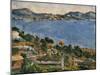 L'Estaque, View of the Bay of Marseille, 1878-1879-Paul Cézanne-Mounted Art Print